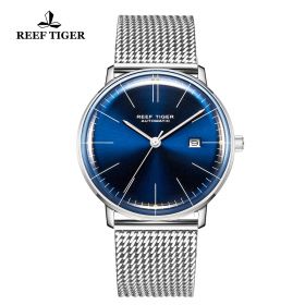 Classic Legend Mens Stainless Stell Blue Dial Automatic Watch