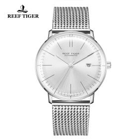 Classic Legend Mens Stainless Stell White Dial Automatic Watch
